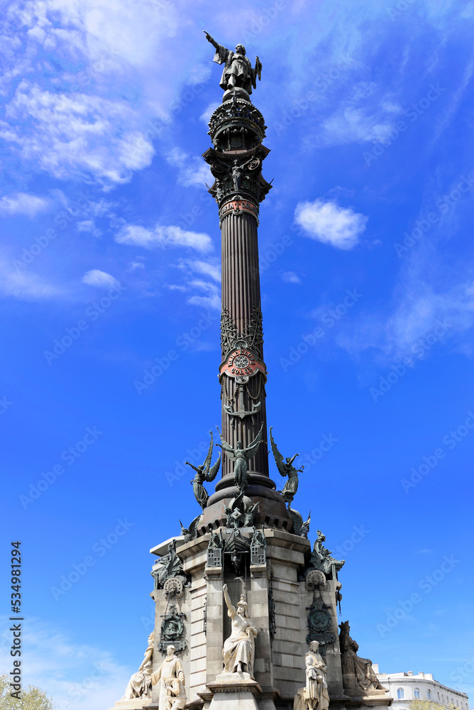 Monument a Colom, Kolumbussäule, Barcelona, Katalonien, Spanien