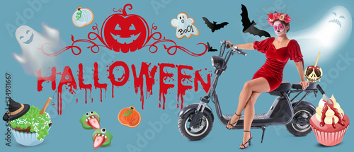 Banner for Halloween party ...