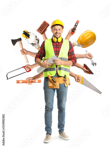 Portrait of male architect ...