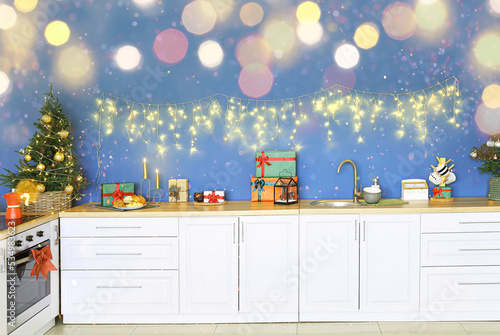 Interior of stylish kitchen...