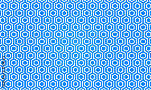Hexagon stripes pattern design stock illustration