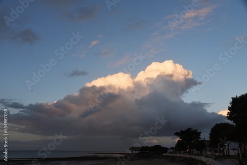 Wallpaper Mural nuages  au coucher du soleil Torontodigital.ca