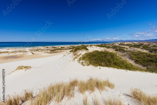 Peron Dunes in Akaroa Tasmania Australia