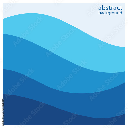 Abstract beach wave background design with blue vector combination  concept design for book cover  wallpaper  swimming pool  marine  lake