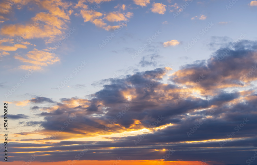 Beautiful sky with cloud before sunset Beautiful sky with cloud before sunset