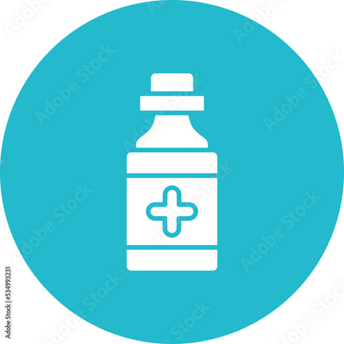 Syrup Glyph Circle Background Icon