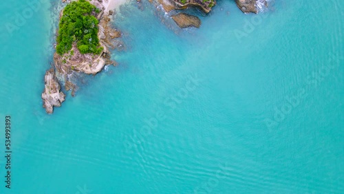 Wallpaper Mural Aerial footage view of Pulau Ular or Snake Island in Langkawi Island Malaysia Torontodigital.ca