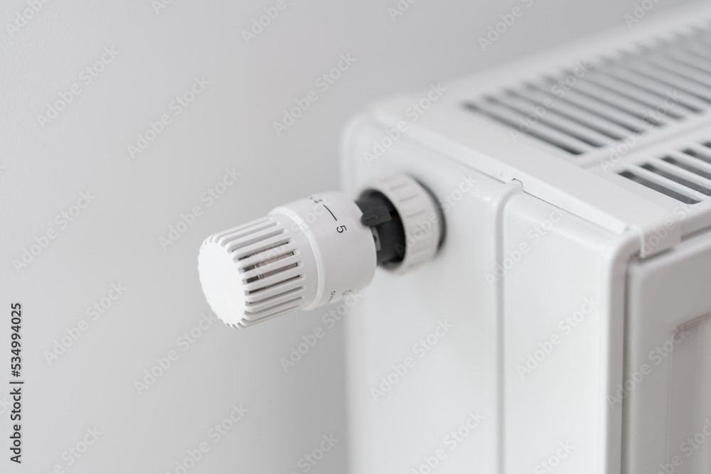 The thermostat regulating the radiator temperature is set to the maximum mode The thermostat regulating the radiator temperature is set to the maximum mode