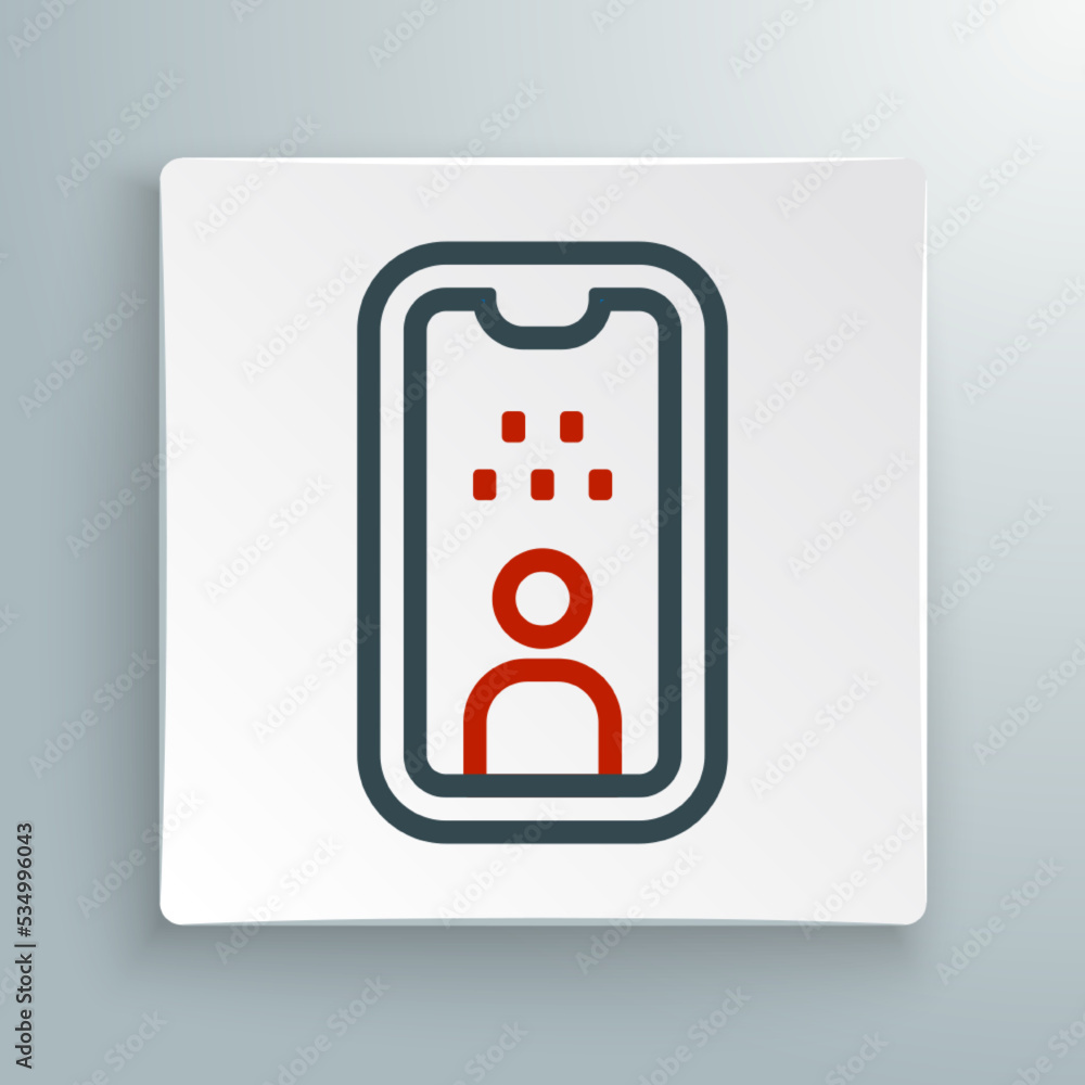 Line Taxi driver license icon isolated on white background. Colorful outline concept. Vector Line Taxi driver license icon isolated on white background. Colorful outline concept. Vector
