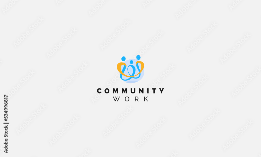 Obraz premium healthy Community Progress logo Design vector template 