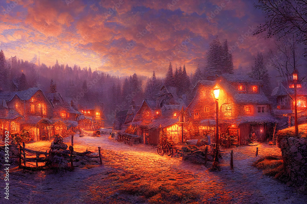 Weihnachtliche Winterlandschaft Christmas Jahreszeit Weihnachtliche Winterlandschaft Christmas Jahreszeit