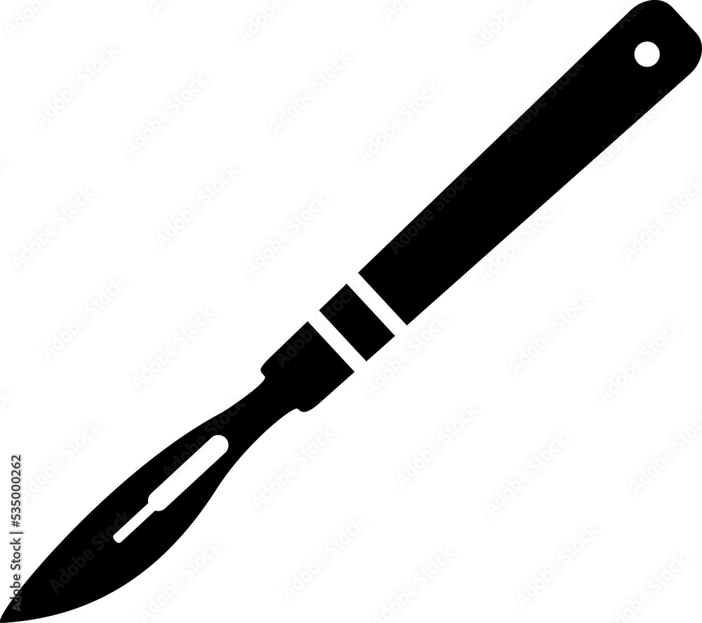 Scalpel symbol, medical icon, pictogram, transparent backgrounds Scalpel symbol, medical icon, pictogram, transparent backgrounds