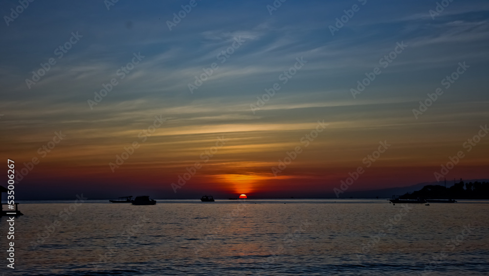 sunrise at Gerokgak, West Bali, Indonesia