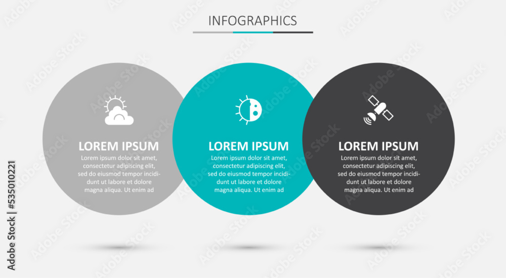 Set Day night cycle, Sun and cloud weather and Satellite. Business infographic template. Vector Set Day night cycle, Sun and cloud weather and Satellite. Business infographic template. Vector
