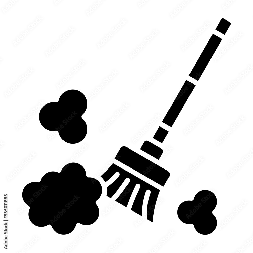Dusting Glyph Icon Dusting Glyph Icon