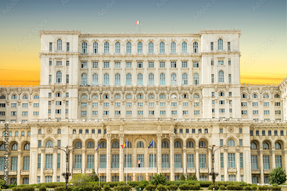 Bucharest, Romania - Parliament palace.	