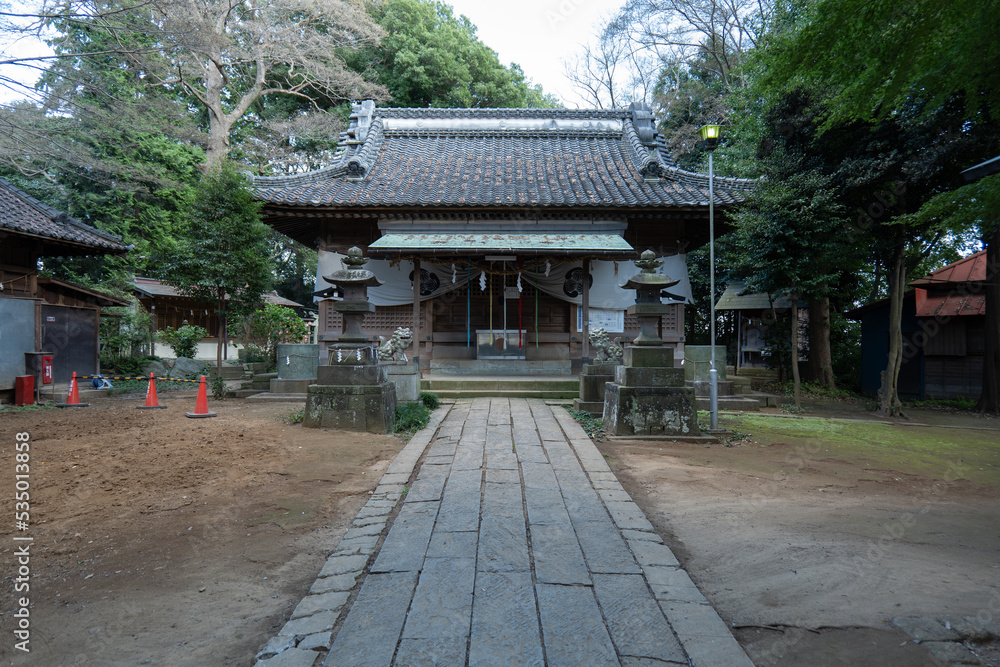 赤城神社社殿　千葉県流山市