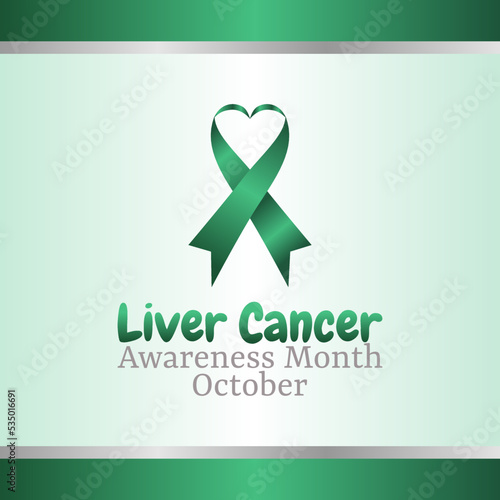 vector graphic of liver cancer awareness month good for liver cancer awareness month celebration. flat design. flyer design.flat illustration.