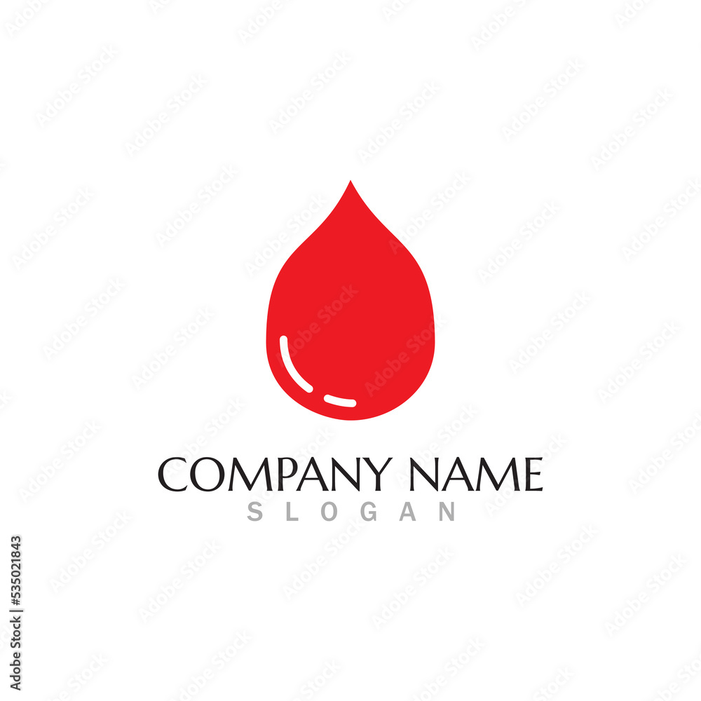 Blood drop donor vector icon Blood drop donor vector icon