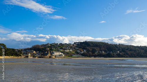 Vue sur la ville de Saint Michel en Grève - Bretagne