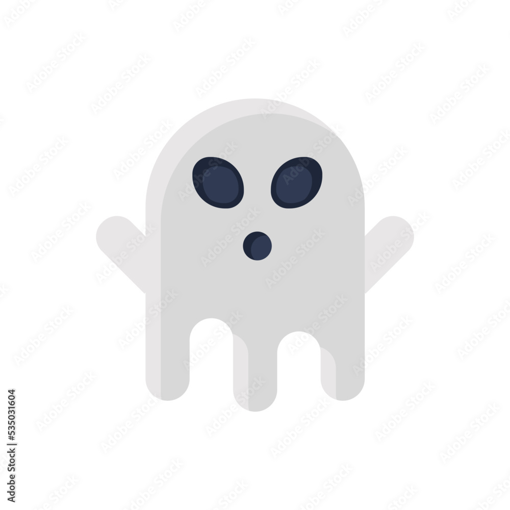 Ghost Icon Halloween Illustration Ghost Icon Halloween Illustration