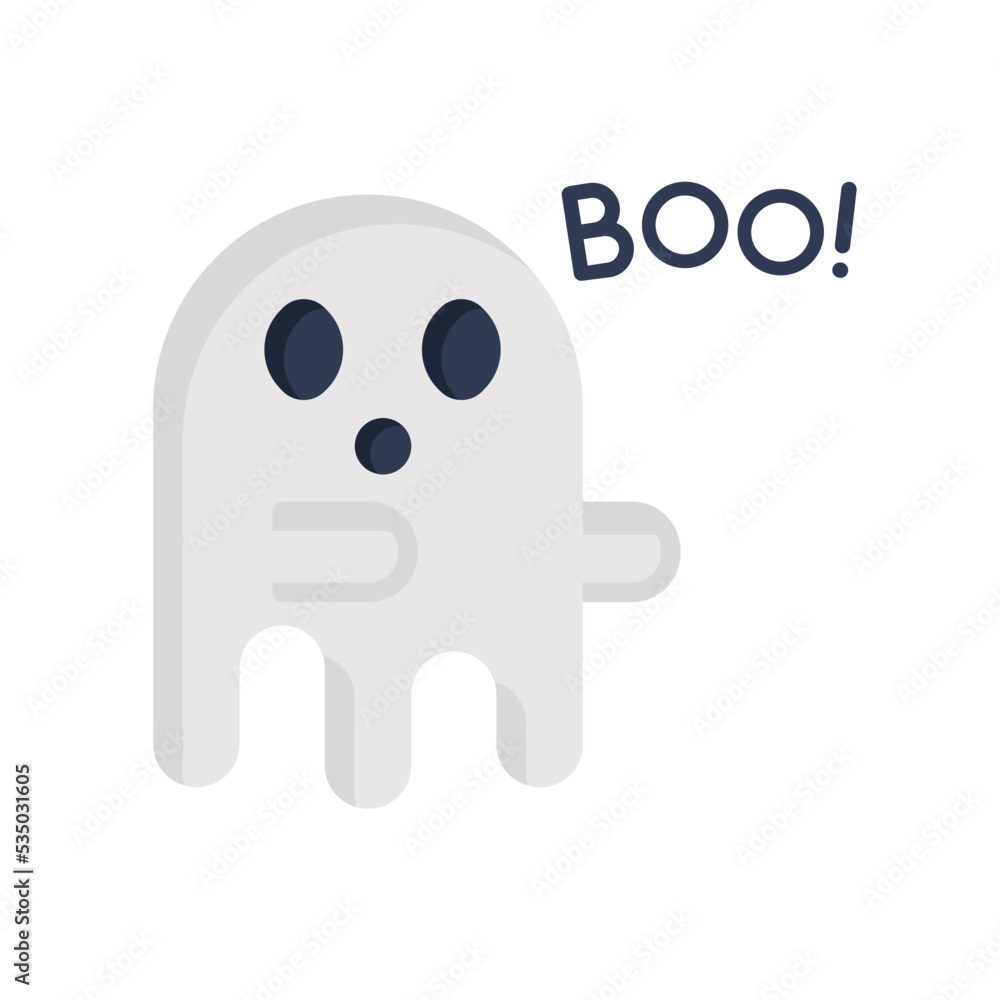 Boo Ghost Halloween Illustration Boo Ghost Halloween Illustration