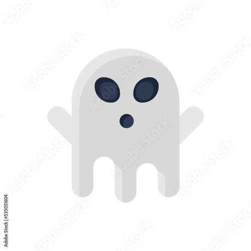 Ghost Icon Halloween Illustration