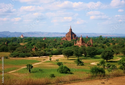 View in Bagan Myanmar. Wallpaper