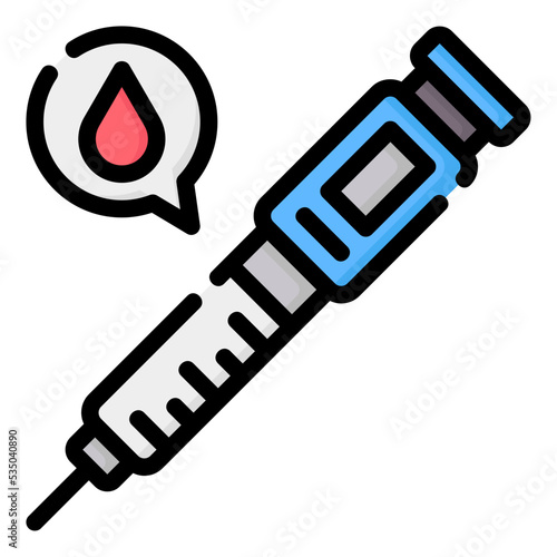 insulin line color icon