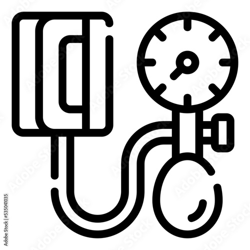 blood pressure line icon