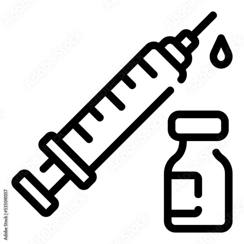 insulin line icon