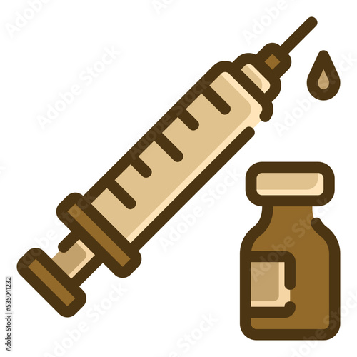 insulin two tone icon