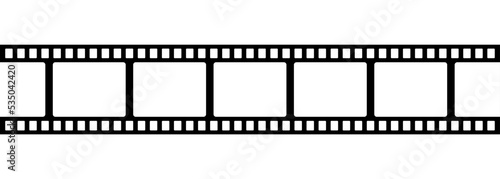 Cinema film strip icon. Vector illustration isolated on white background