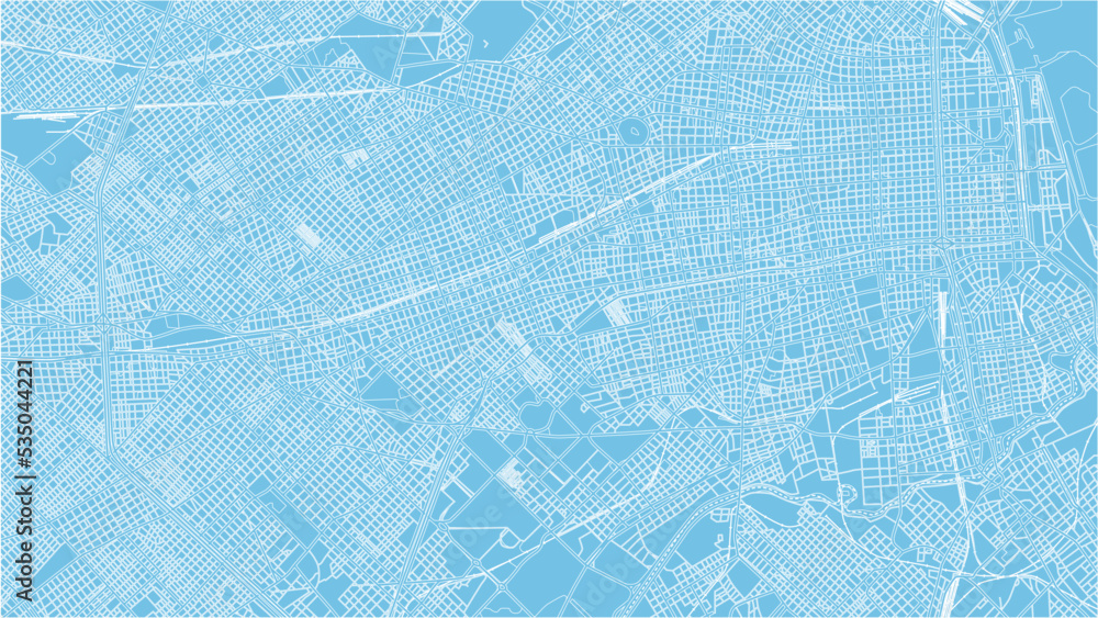 Digital web background of Buenos Aires. Vector map city which you can scale how you want.