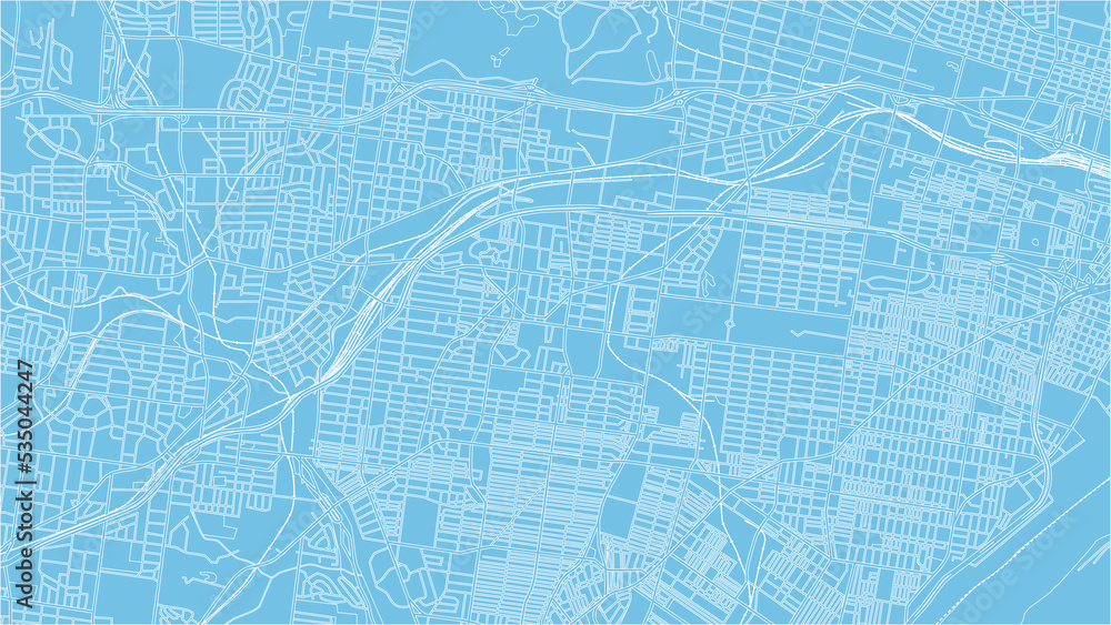 Digital web background of St. Louis. Vector map city which you can scale how you want.