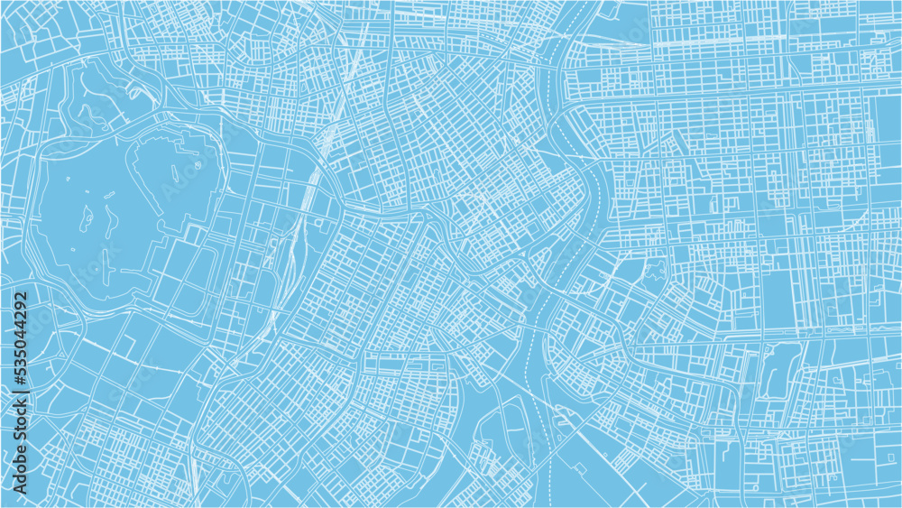 Digital web background of Tokyo. Vector map city which you can scale how you want.