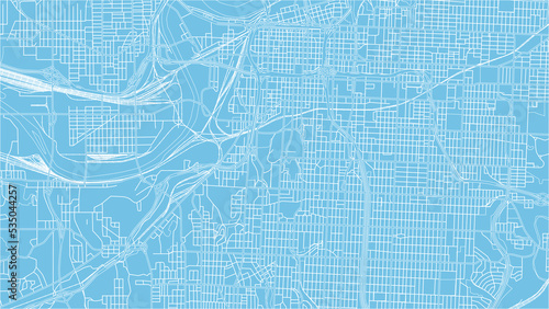 Digital web background of Kansas City. Vector map city which you can scale how you want.