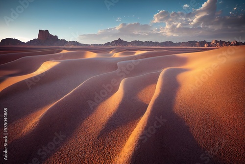 Canvastavla An arid landscape of the hot Sahara Desert