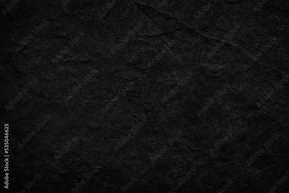 Obraz premium Beautiful Abstract Grunge black Decorative Dark Stucco Wall Background. Art Rough Stylized Texture Banner With Space For Text