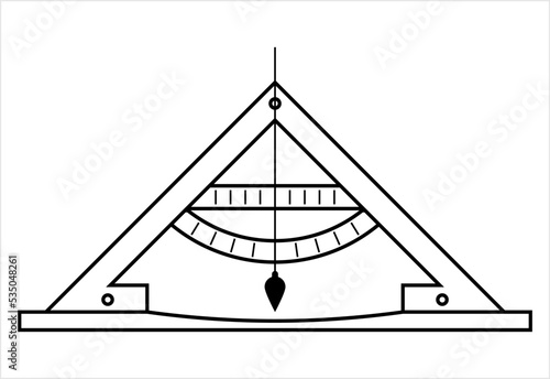 Plumb Bob Triangular Level Plumbing Attachment Icon M_2209002