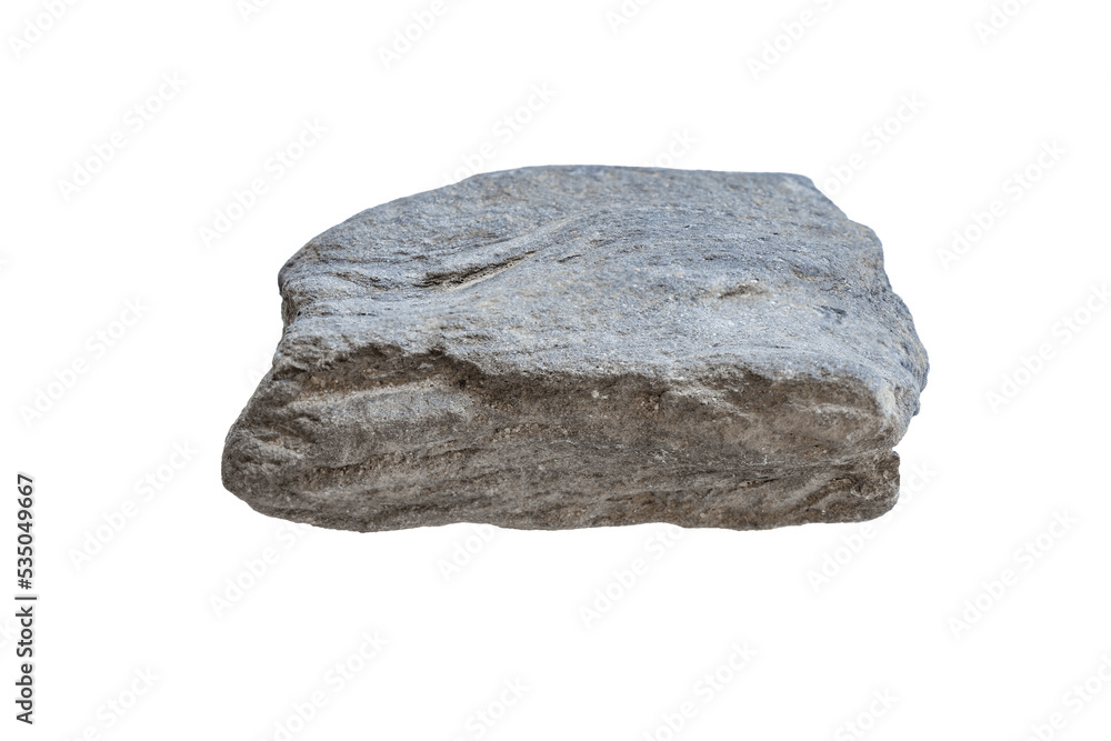 Fototapeta premium Slate Rock isolate on white background