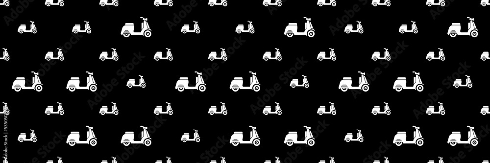 Scooter Icon Seamless Pattern Y_2202001 Scooter Icon Seamless Pattern Y_2202001