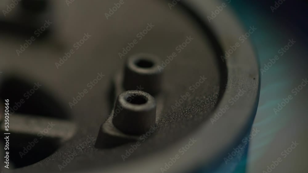 Close up of gas stove burning with light blue flames in slow motion. Close up of gas stove burning with light blue flames in slow motion.