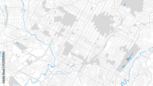 Digital gray map of Barrio de Santiago. Vector map which you can resize how you want to.