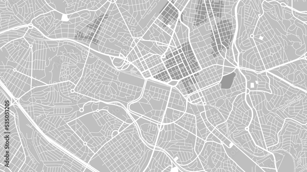 Digital web background of Campinas. Vector map city which you can scale how you want.