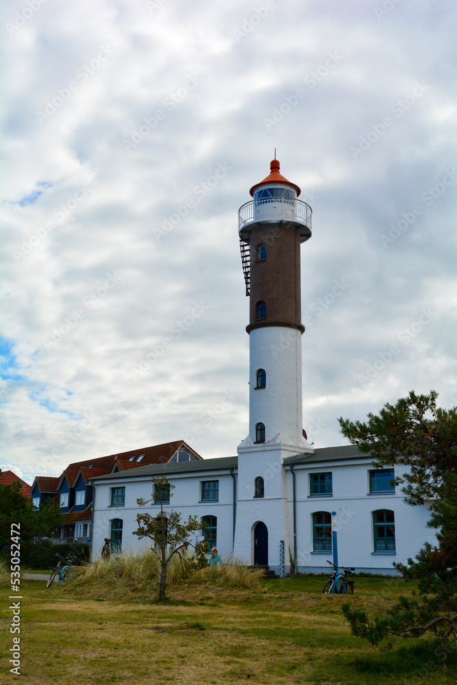 Lighthouse on the island of Poel on the Baltic Sea