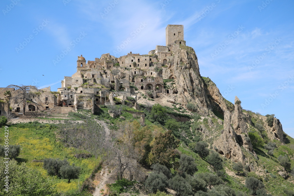 Craco in Spring, Italy 