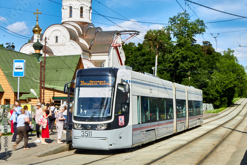 tram in Moscow