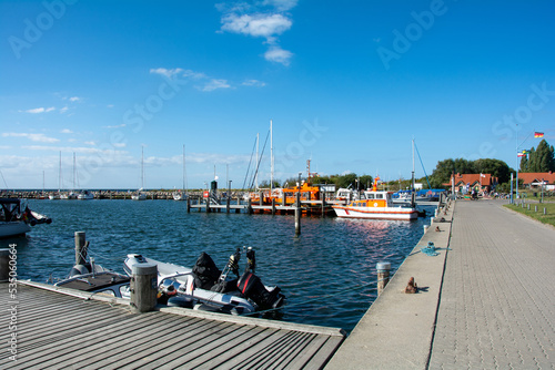 Harbor on the island of Poel, near Timmendorf Strand on the Baltic Sea, Germany