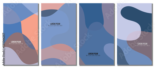Abstract wavy set background.